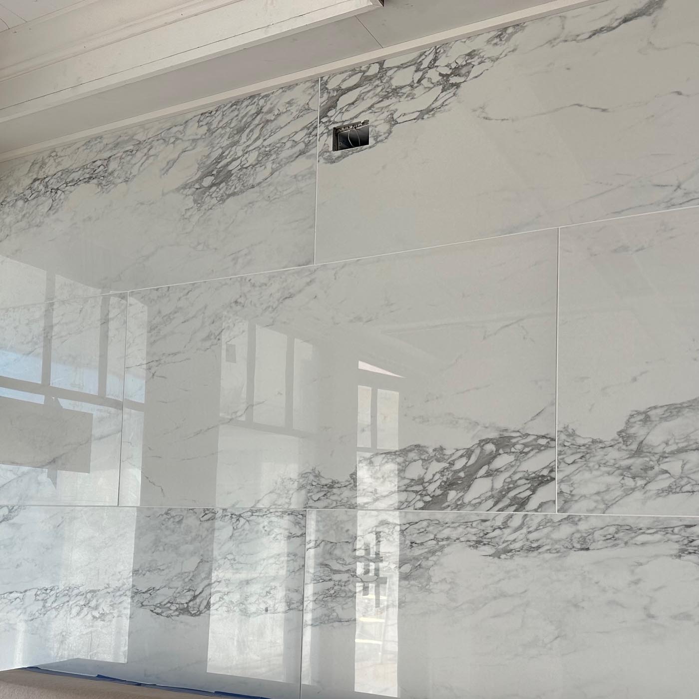 Ceramica Sant'Agostino | Tru Marmi Arabescato 24x48 Polished Tile