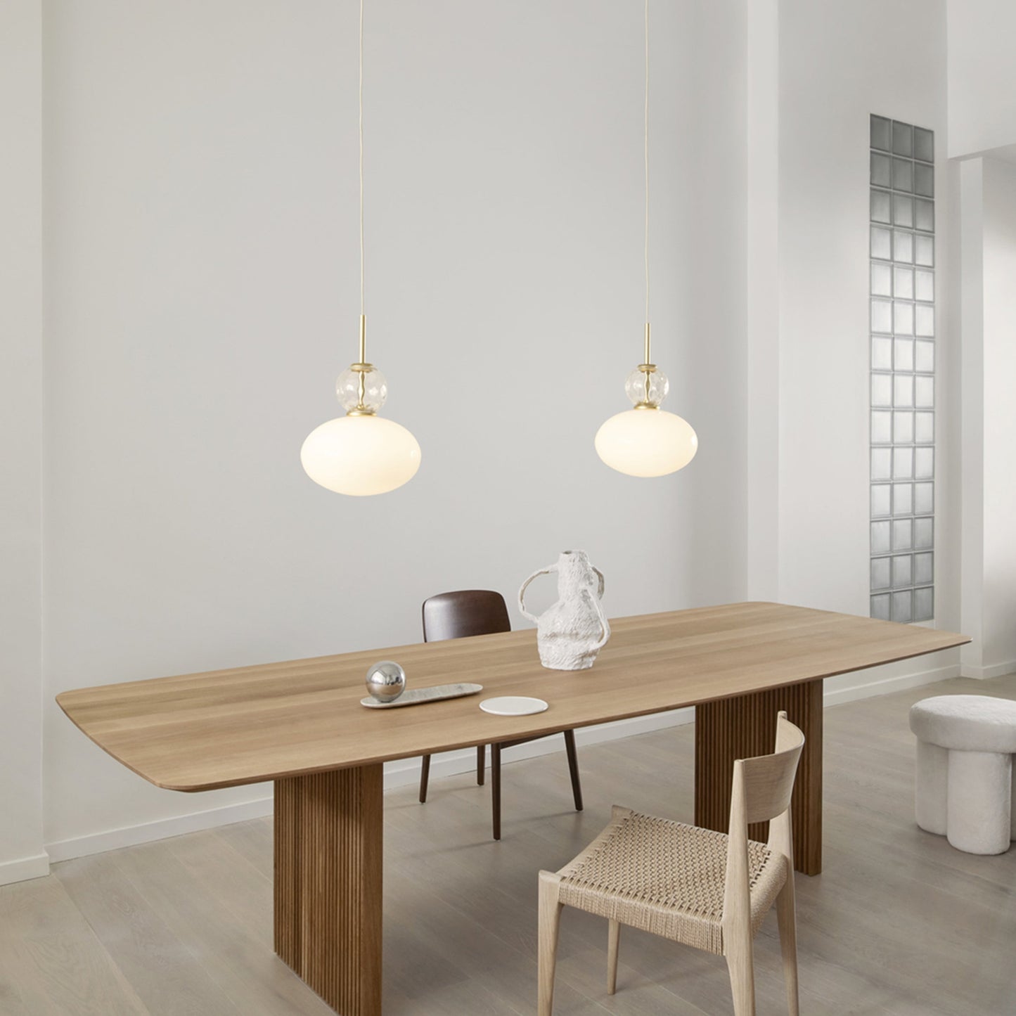 Nuura | Rizzatto 43 Pendant Light Satin Brass + Gold