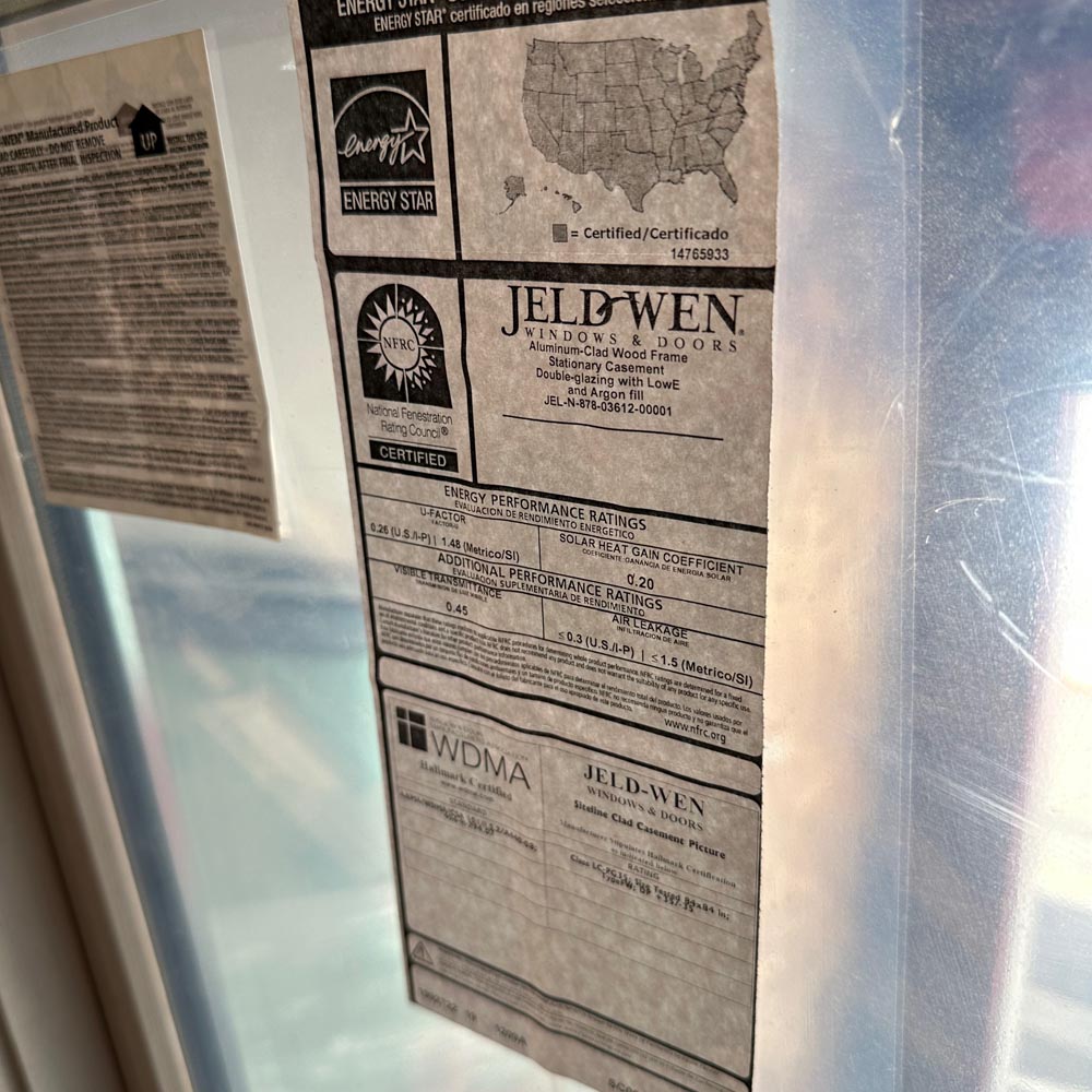 Jeld Wen | Siteline Casement Picture Window 36"Wx72"H