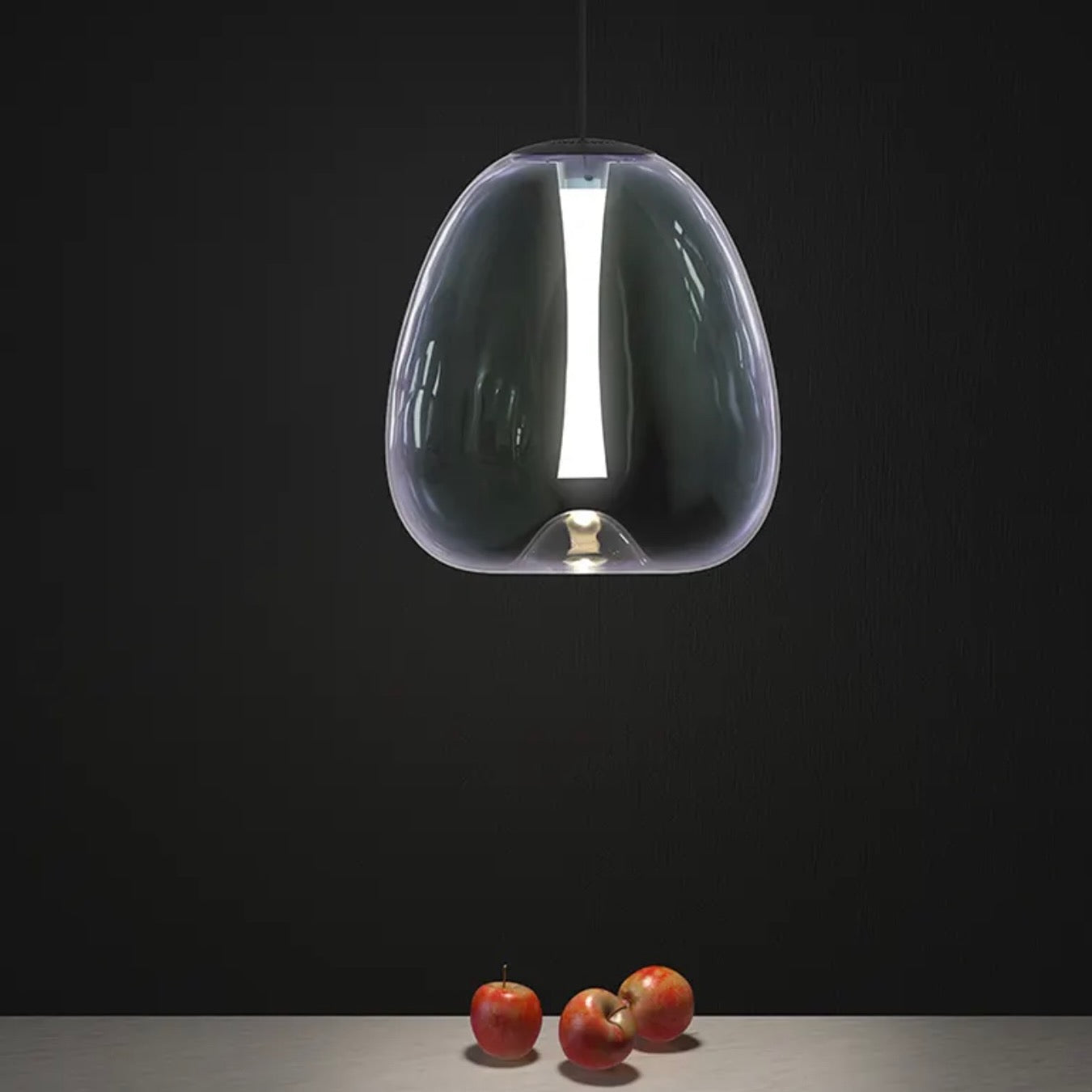 Sonneman | Mela Medium LED Single Pendant in Black