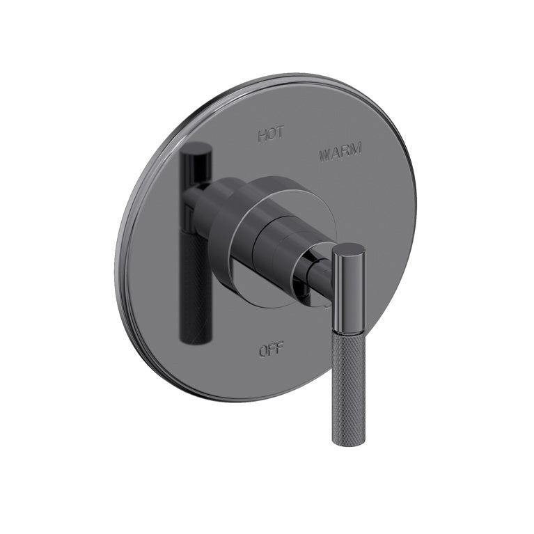Newport Brass | Muncy Balanced Pressure Shower Trim with Handle in Midnight Chrome