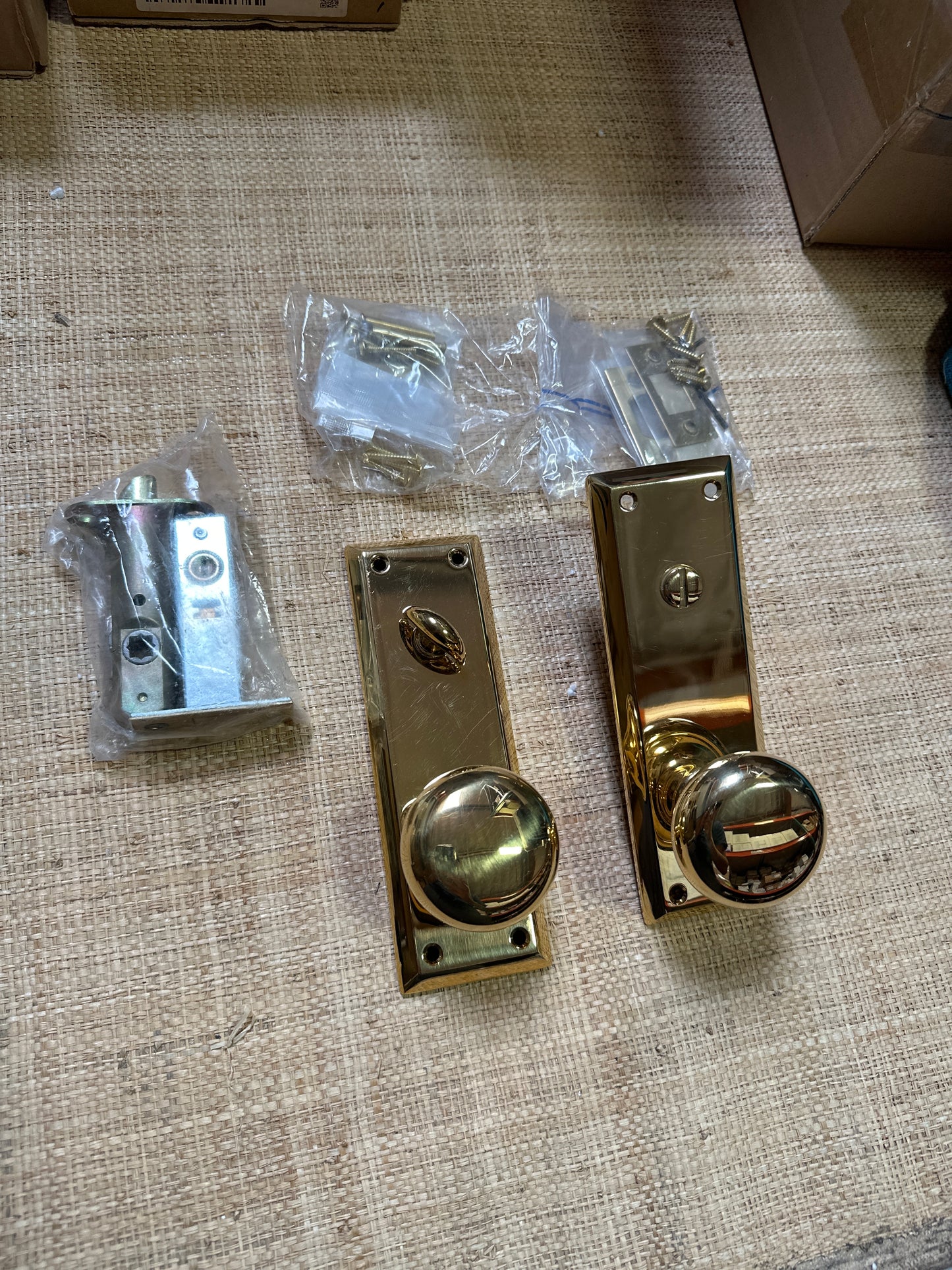 Emtek | Quincy Thumbturn Providence Knob in Unlacquered Brass