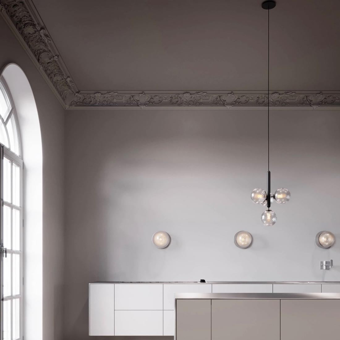 Nuura | Miira 4 Chandelier in Rock Grey