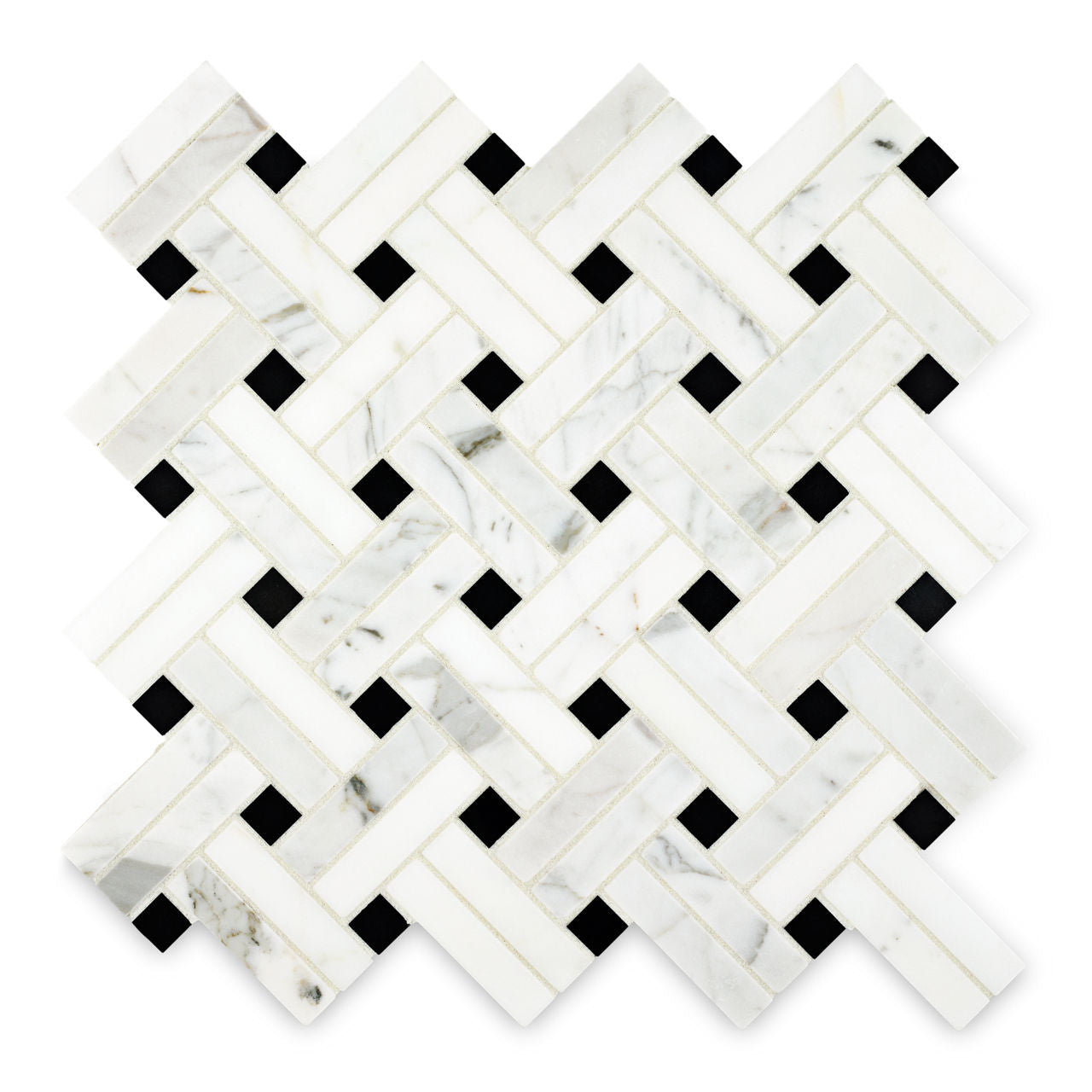 Ann Sacks | Statuary Classic Diagonal Weave Tile