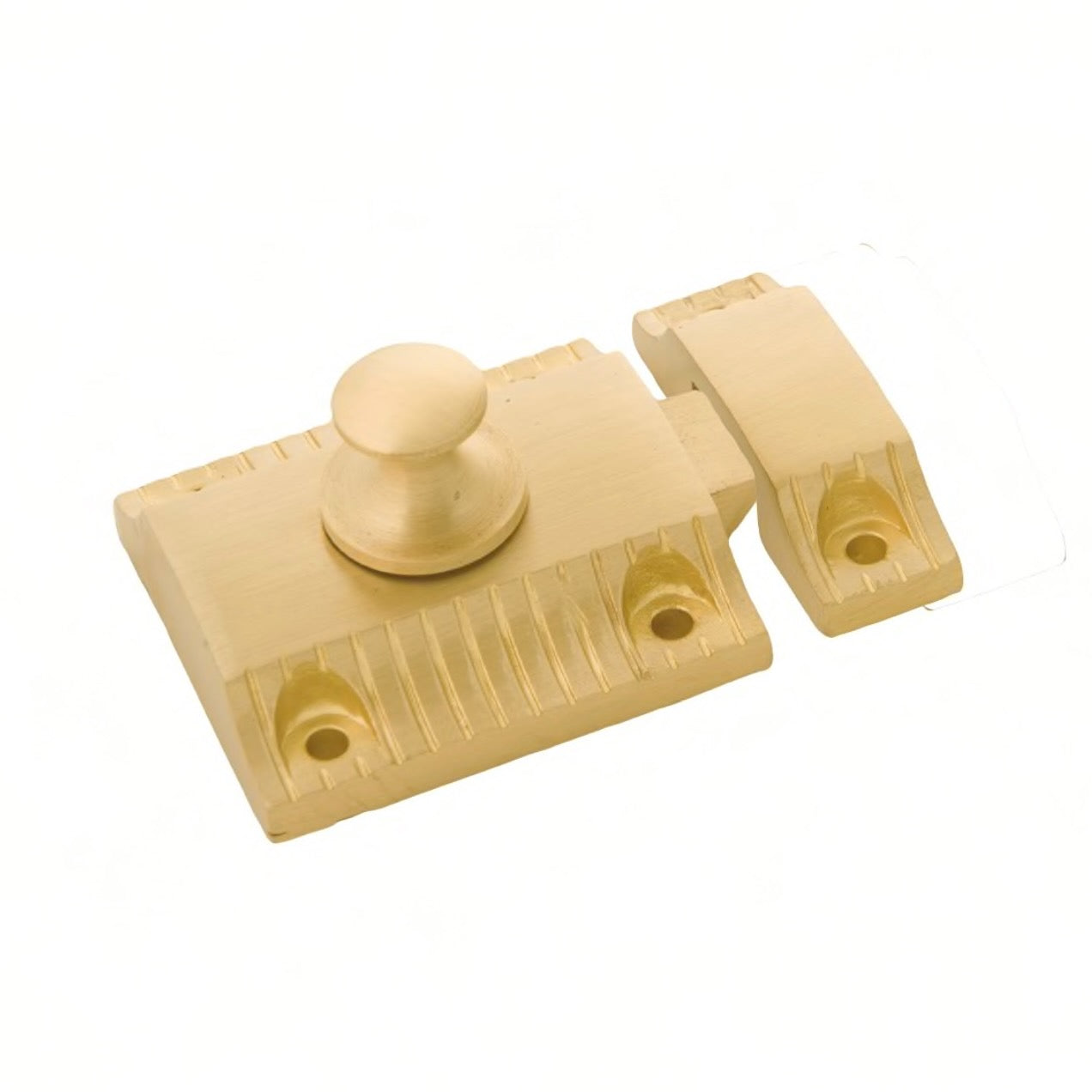 Belwith Keeler | Vintage 1900 2-1/4 in Solid Brass Cabinet Latch Sat Brass x 11