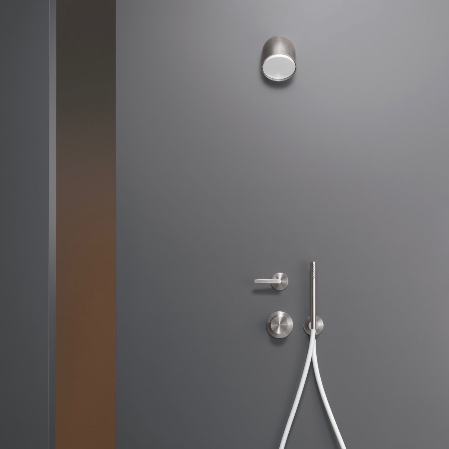 CEA Design | Cylindrical Hand Shower with Bracket & Water Connection