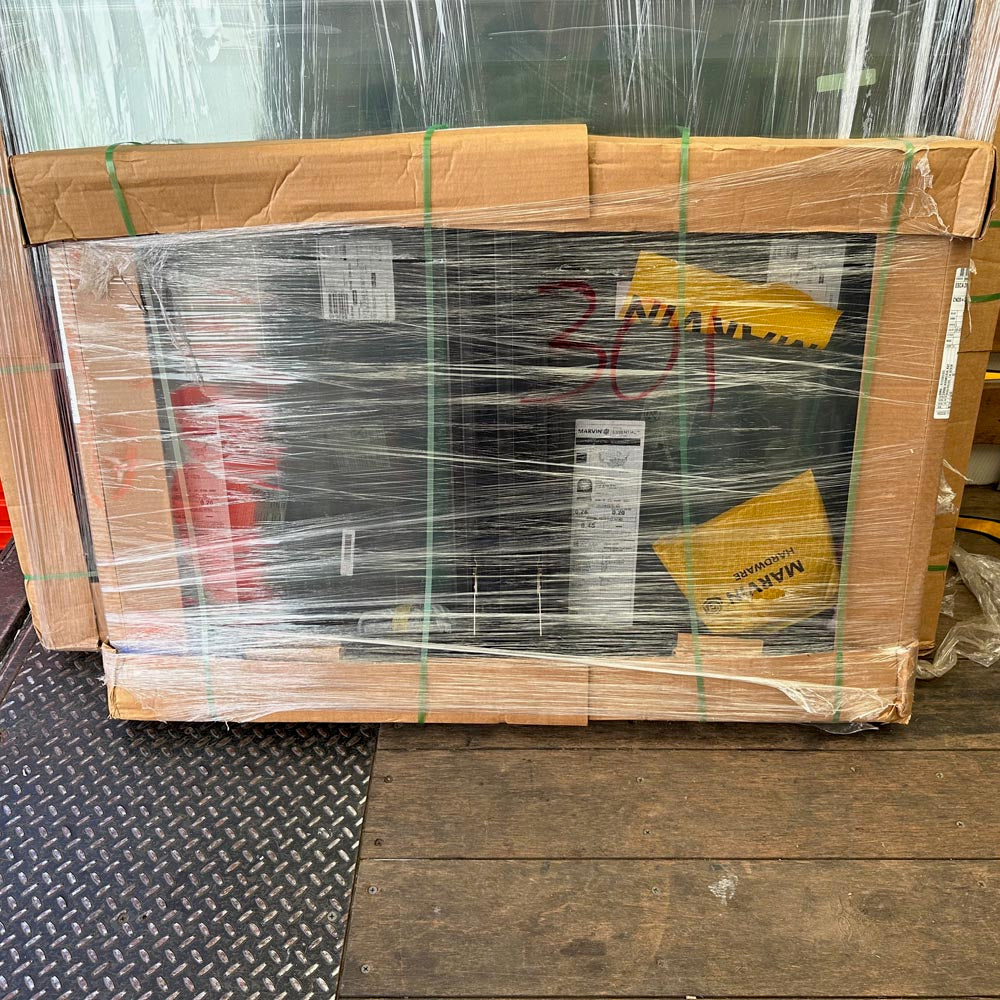 Marvin | Essential 48"x30" Double Casement Window in Ebony