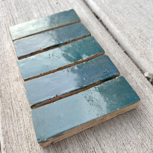 Clé Tile | Zellige 2x6x3/4 in Pending Storm, Bejmat