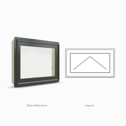 Jeld-Wen | 84 X 80 Casement Window Fixed, Siteline Clad Pine, Chsnt Bronze