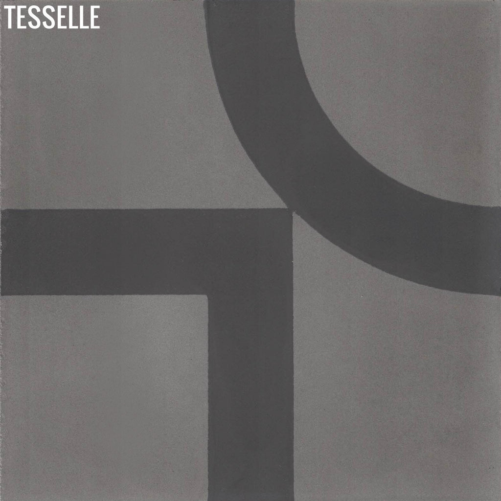 Tesselle | Geometricks Brickell 8" Square Cement Tile