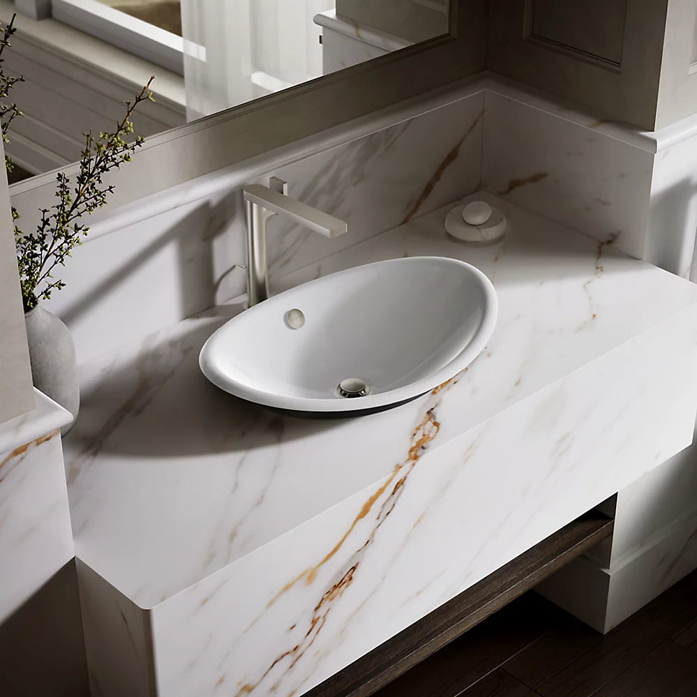 Kohler | Iron Plains Enameled Cast Iron Wading Pool Sink in White