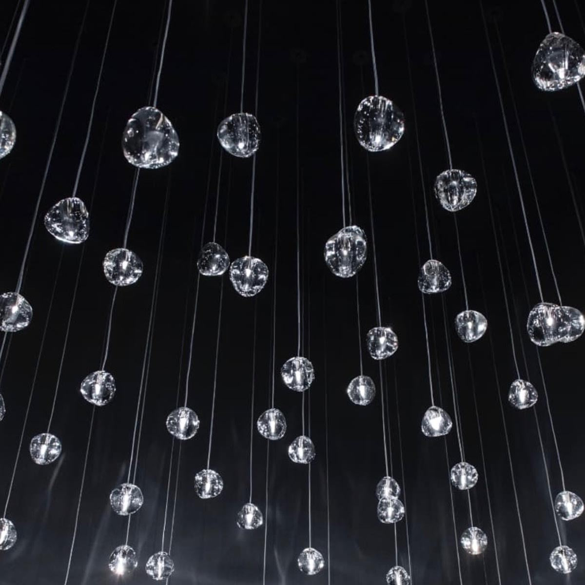 Terzani | Mizu Suspension Light in Silver Dust