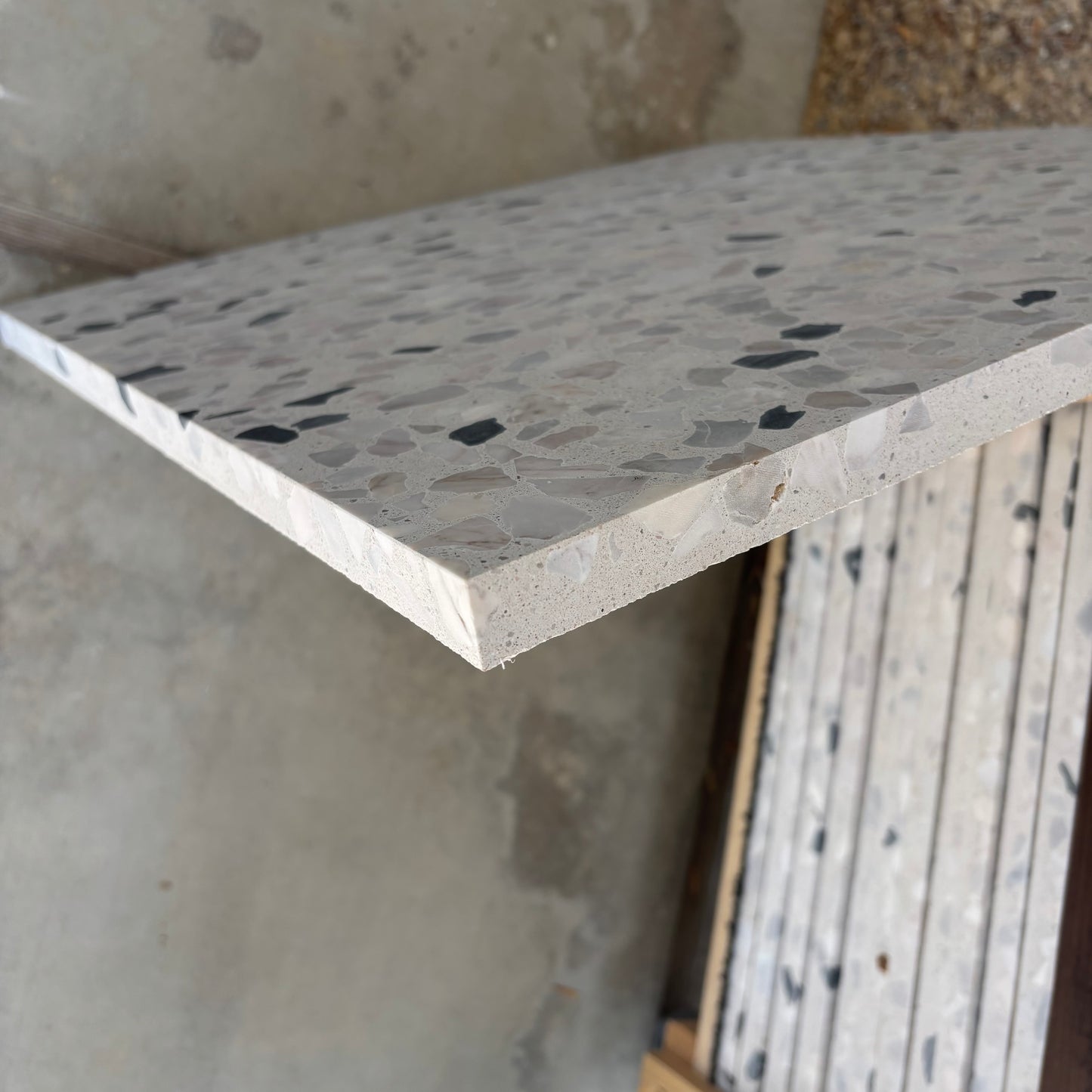 Concrete Collaborative | 24x24 Venice Alabaster Terrazzo Tile