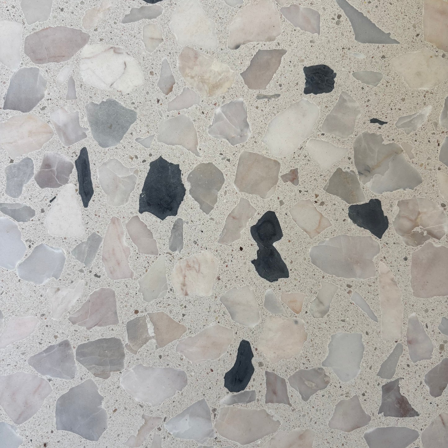 Concrete Collaborative | 24x24 Venice Alabaster Terrazzo Tile
