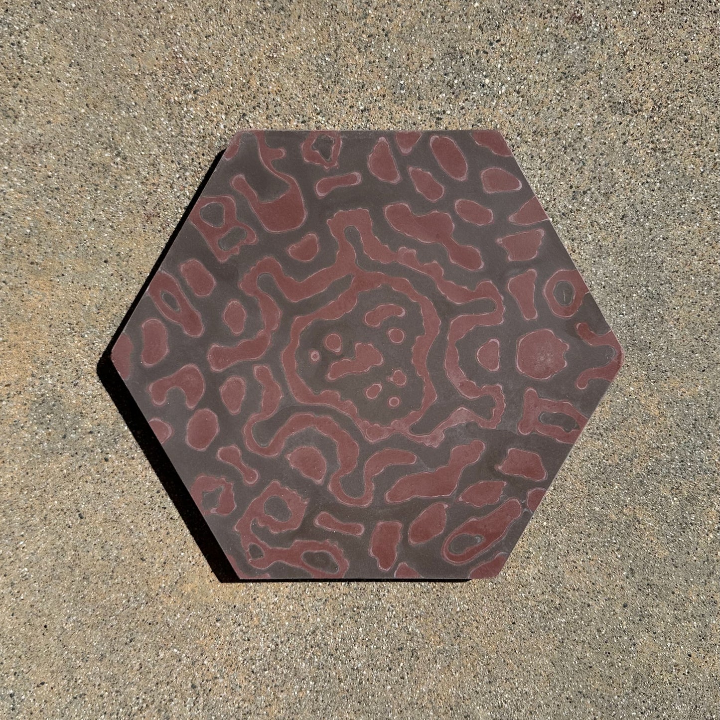 Tesselle | Bambarri Firebrand 9"x8" Hexagonal Cement Tile