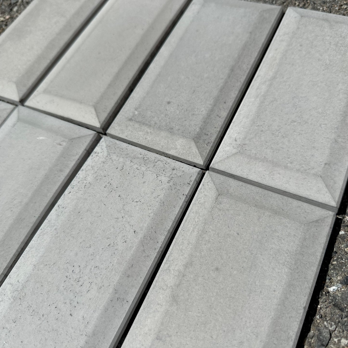 Tesselle | Sonia Starling 6"x3" Beveled Cement Wall Tile