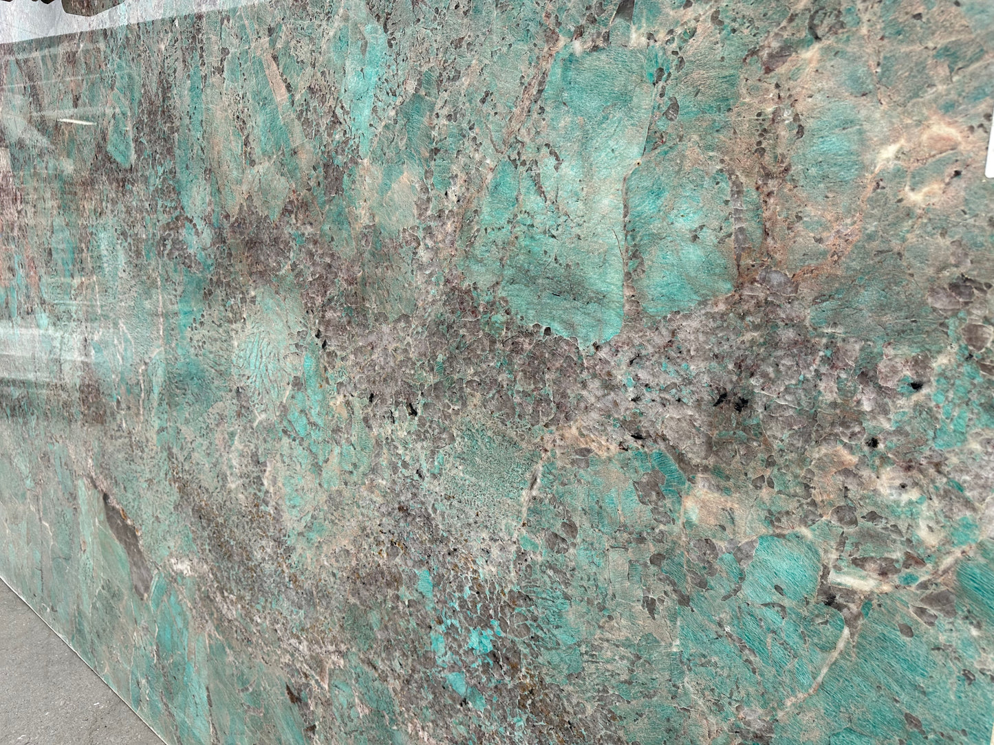 Walker Zanger | 3/4 Slab Amazonite Granite Extra Polished 128x81