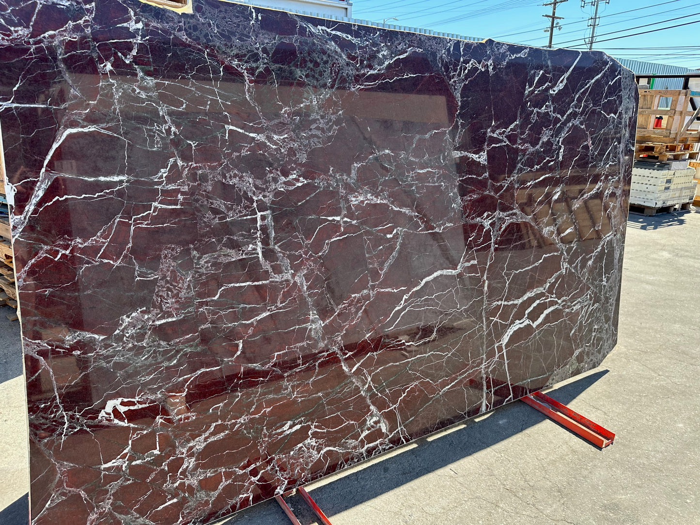 Rio Stone | Rosso Levanto 110x66 Marble Slab, Polished