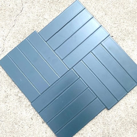 Zia Tile | Pacific Blue 2X8 Field Tile