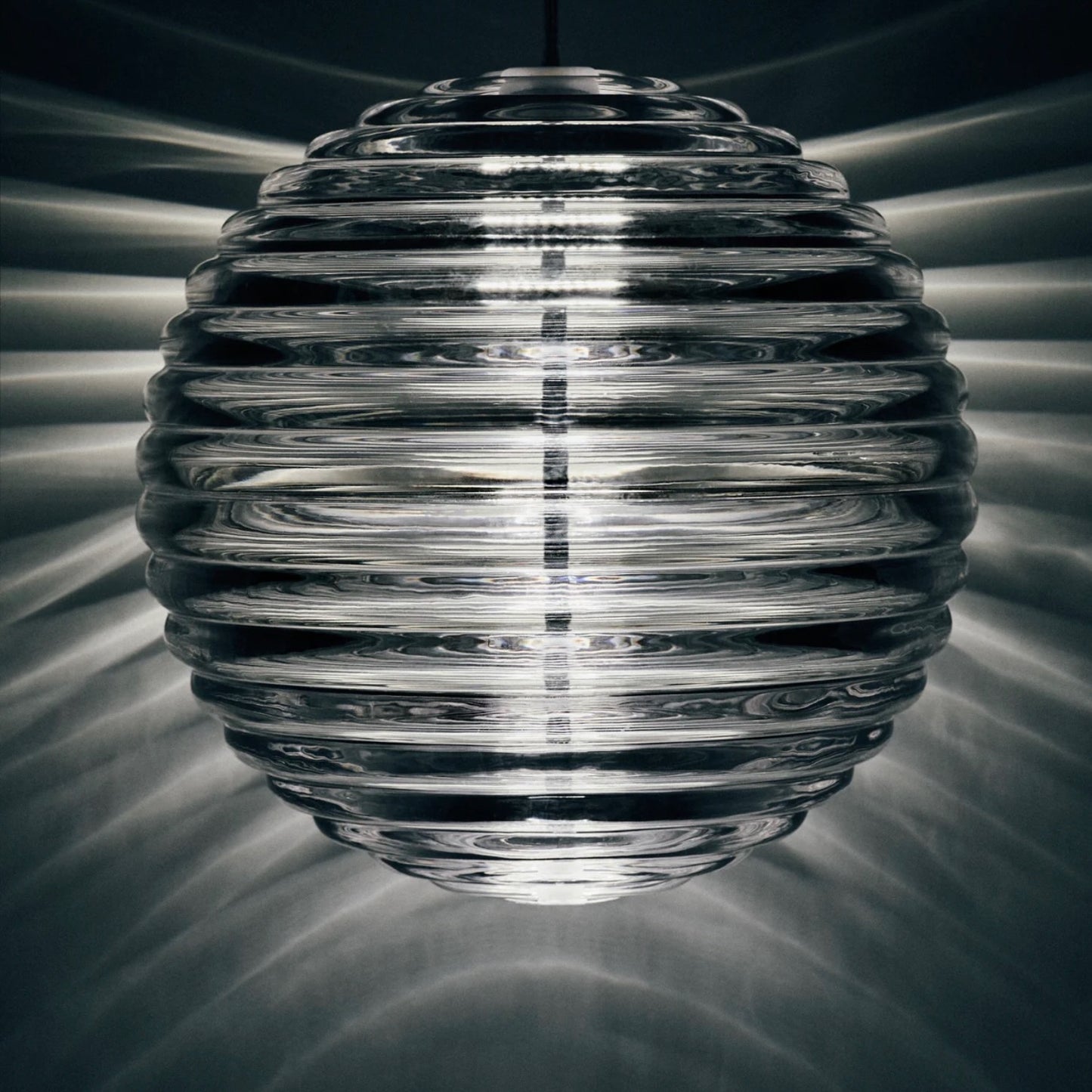 Tom Dixon | Press Sphere Pendant Clear Glass