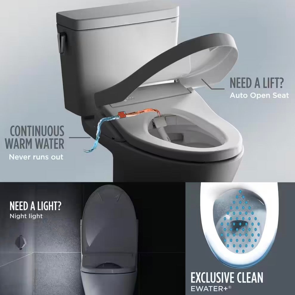 Toto | Washlet S7A - Contemporary - Elongated with EWater+