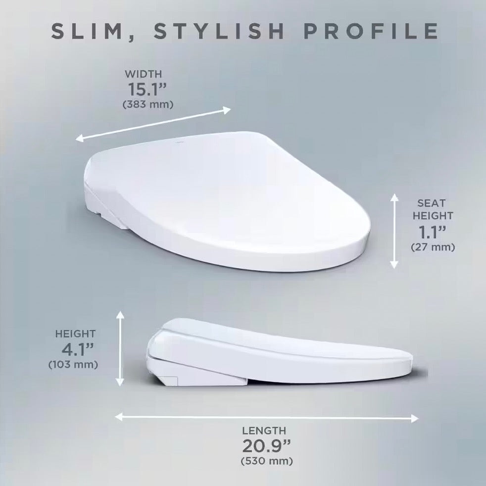 Toto | Washlet S7A - Contemporary - Elongated with EWater+