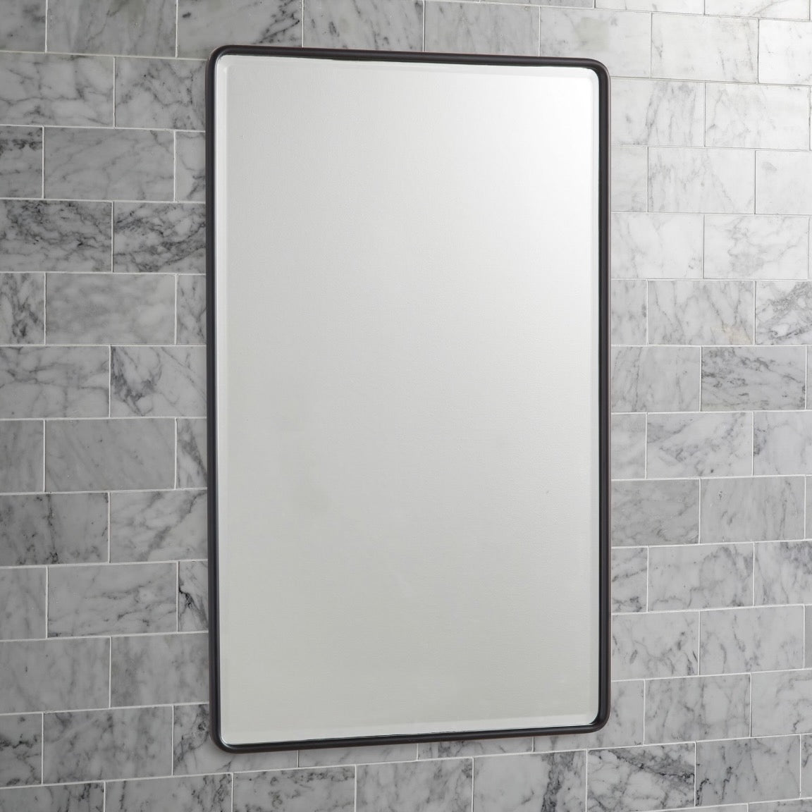 Pottery Barn | Vintage Recessed Medicine Cabinet in Matte Black