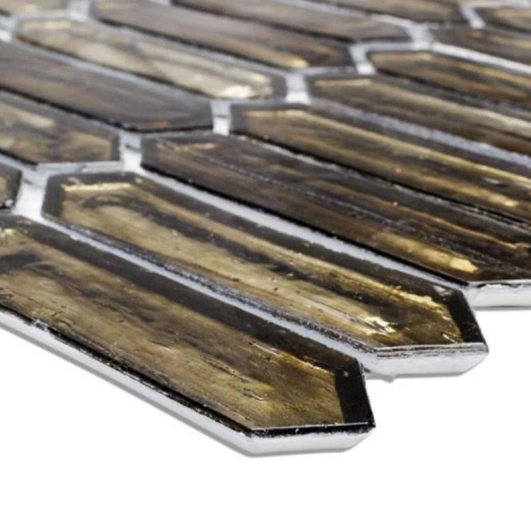 Artemis | Dark Star Glass Mosaic Wall Tile