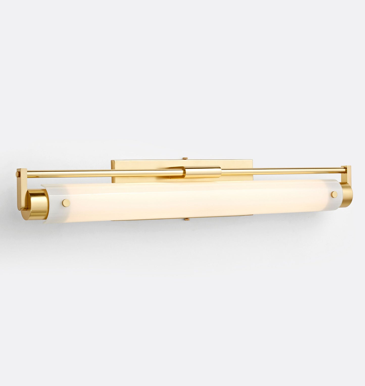 Rejuvenation | West Slope Sconce 27-3/4" in Aged Brass