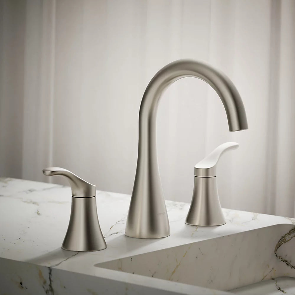 Kohler | Simplice Widespread Bathroom Sink Faucet 8–16″ Centers Vibrant Brushed Nickel
