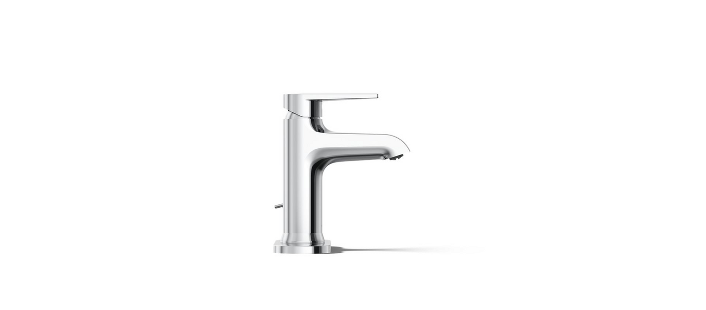Kohler | Hint Single‑Handle Bathroom Sink Faucet with Escutcheon Polished Chrome