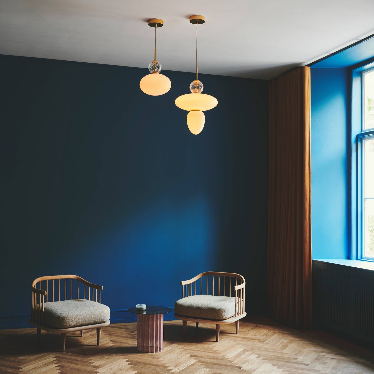 Nuura | Rizzatto 43 Pendant Light Satin Brass + Gold