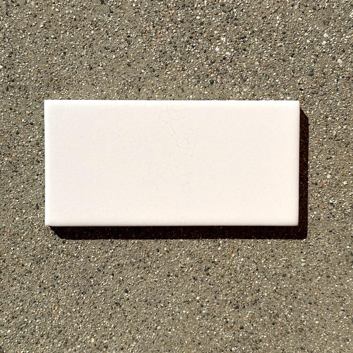 Waterworks | Architectonics 2 Handmade Field Tile 3x6 in Lola Glossy Crackle
