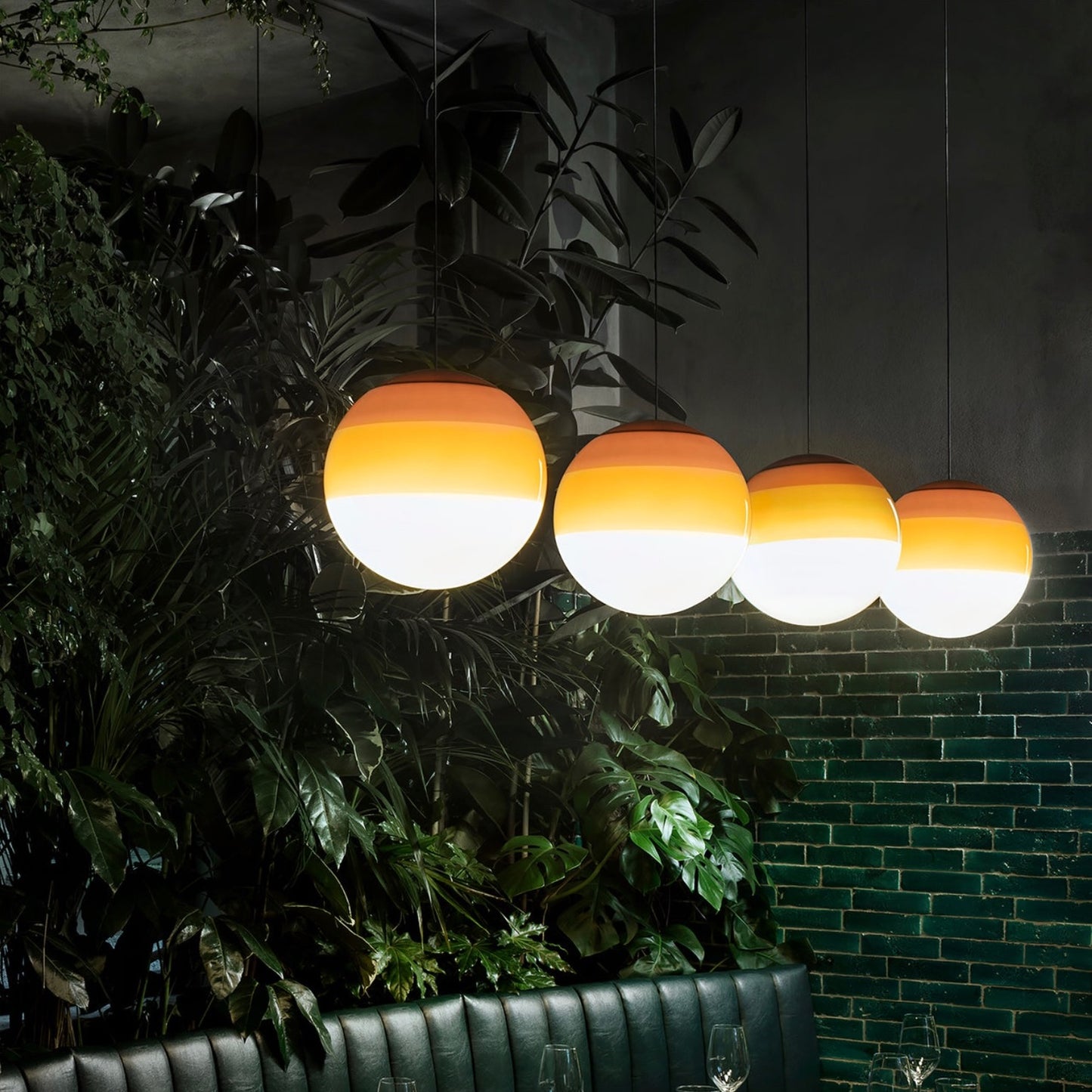 Marset | 8 Inch Dipping Light in Amber