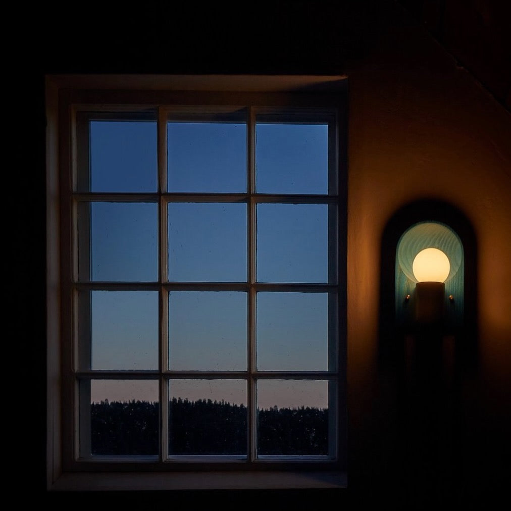 O&G Studio | Âncora Sconce in Azimuth Ash Finish