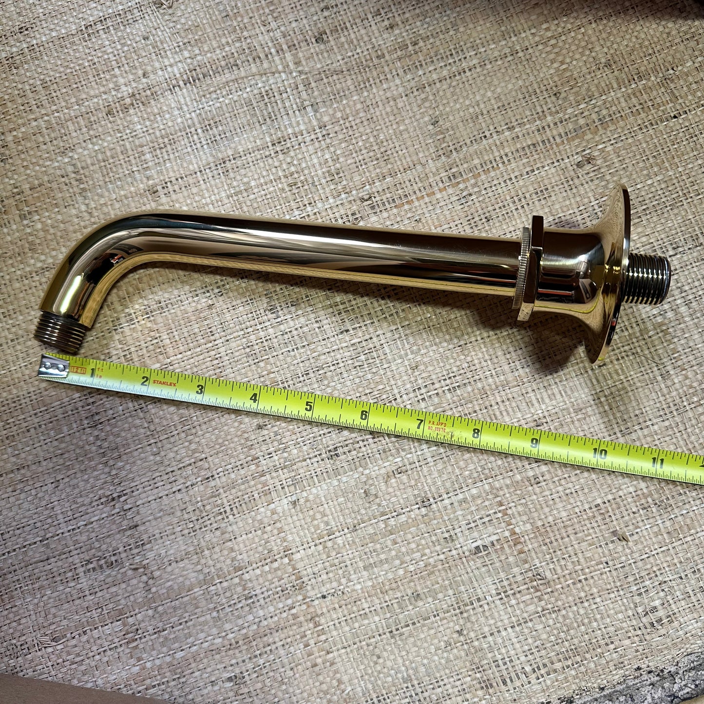 Waterworks | Henry 10" Shower Arm in Brass