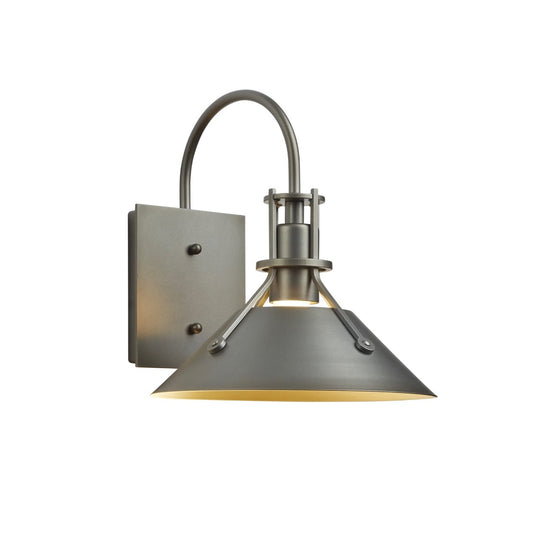 Hubbardton Forge | Henry Small Outdoor Sconce in Coastal Dark Smoke