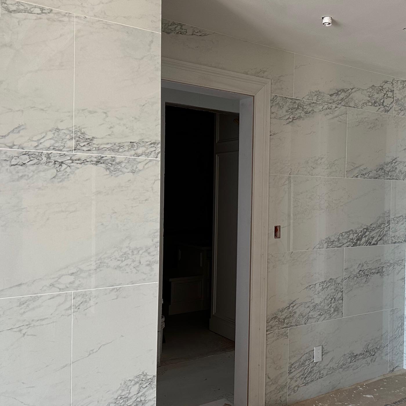 Ceramica Sant'Agostino | Tru Marmi Arabescato 24x48 Polished Tile