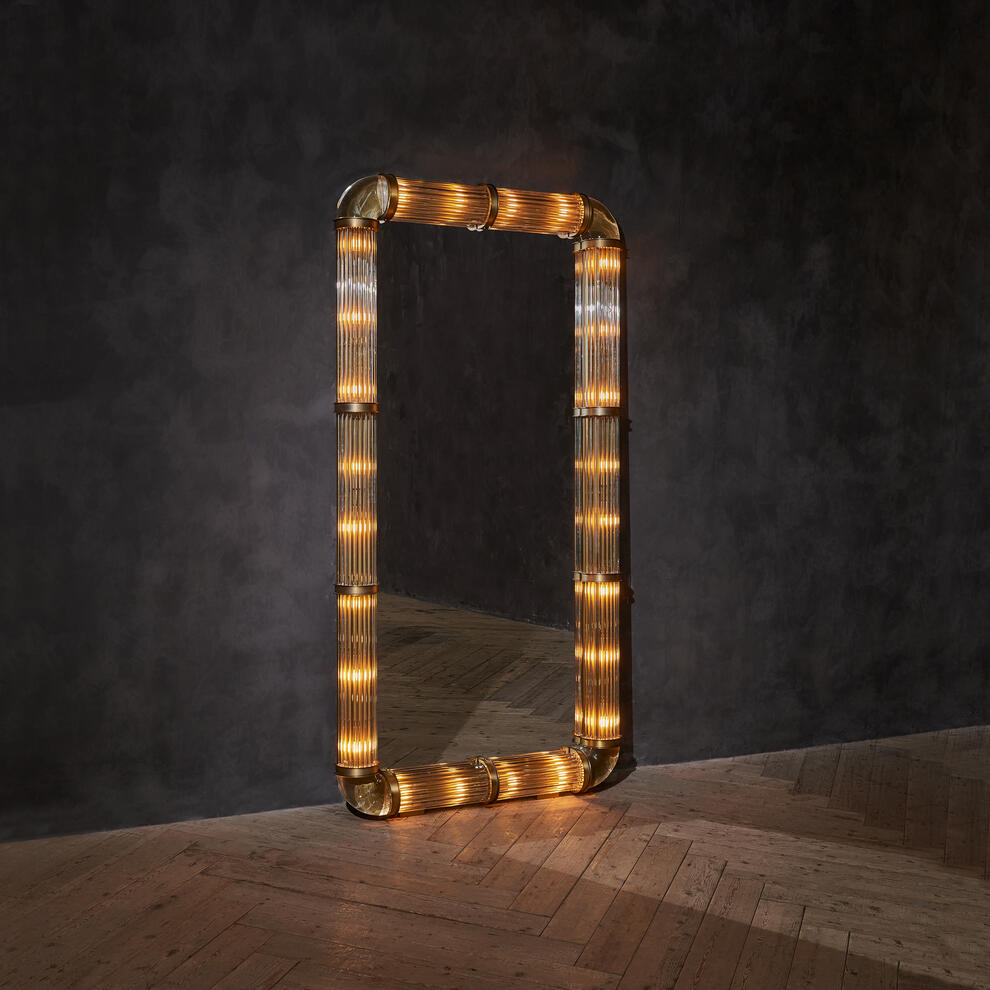 Timothy Oulton | Newton Tall Mirror in Bronze