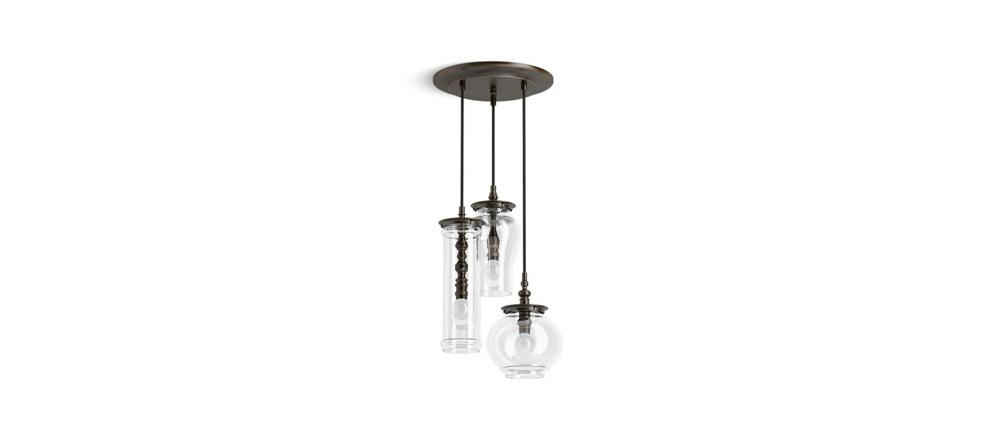 Kohler | Damask 3 Light in Oil-Rubbed Bronze