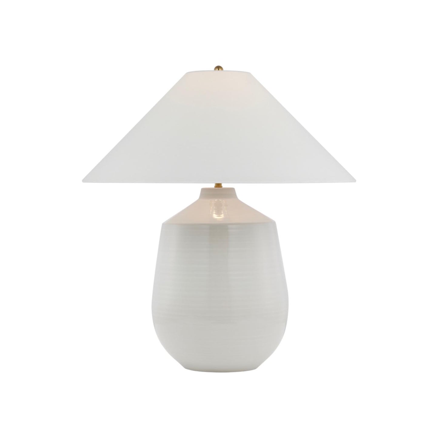 Visual Comfort & Co. | Lillis Large Table Lamp by Amber Lewis, Linen Shade