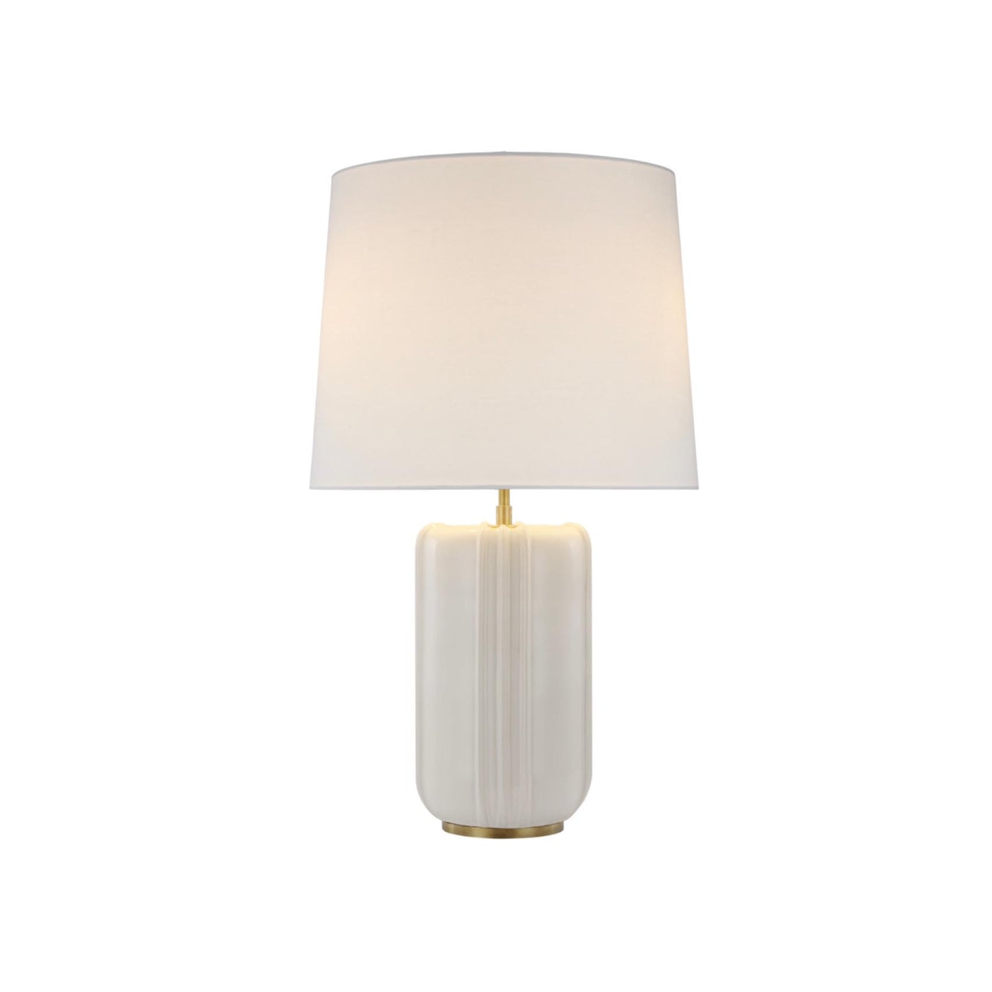 Visual Comfort & Co. | Minx Large Table Lamp in Ivory with Linen Shade