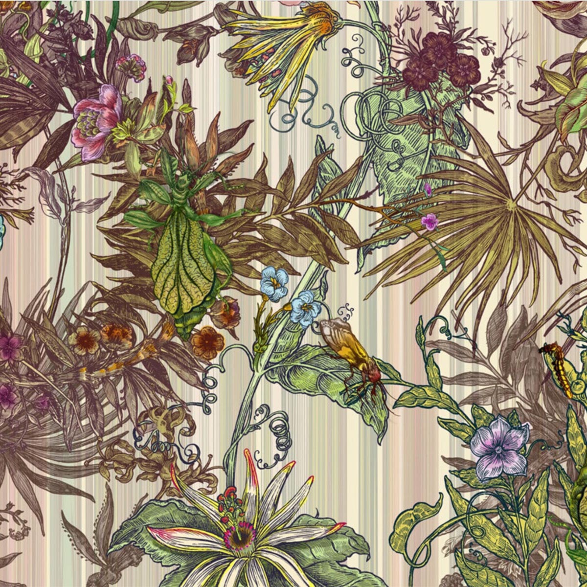 Timorous Beasties | Opera Botanica Superwide Wallpaper