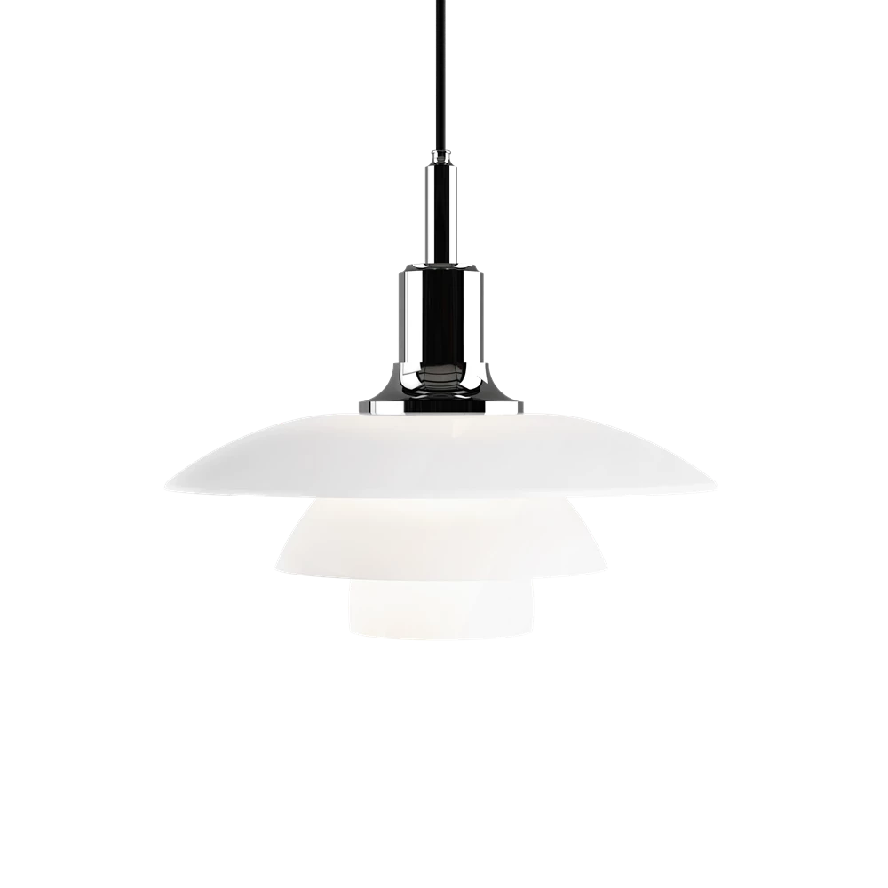 Louis Poulsen | PH 3 1/2 - 3 Pendant Light with Chrome