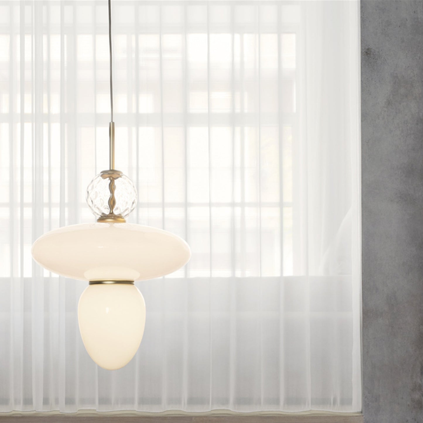 Nuura | Rizzatto 43 Pendant Light Satin Brass + Gold