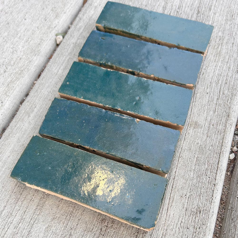 Clé Tile | Zellige 2x6x3/4 in Pending Storm, Bejmat