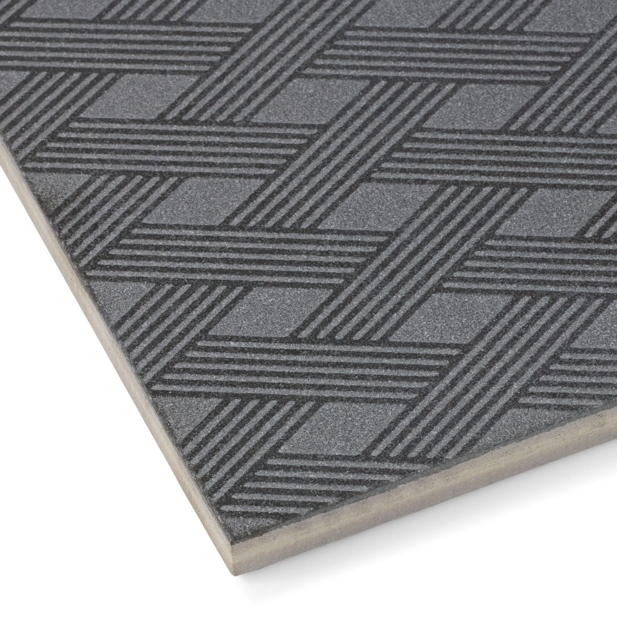 Ann Sacks | Robetta Rope 12" x 24" Porcelain Tile Noir