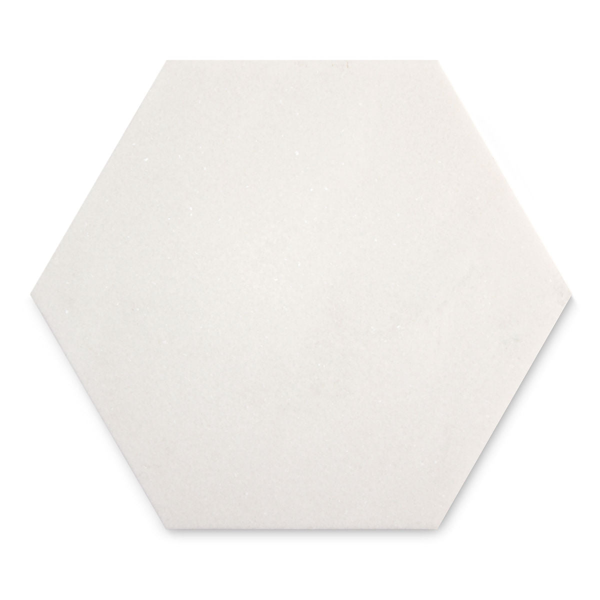 Ann Sacks | White Thassos Mosaic 10" Hexagon Stone Tile Default Title