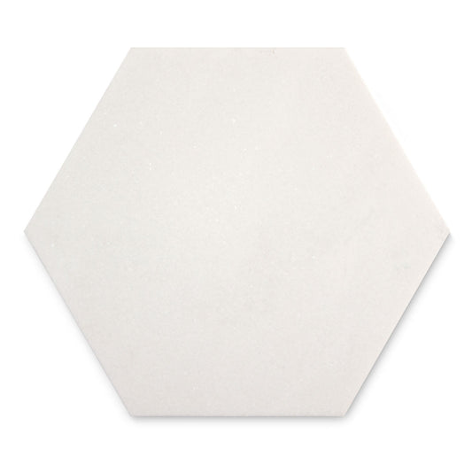 Ann Sacks | White Thassos Mosaic 10" Hexagon Stone Tile Default Title