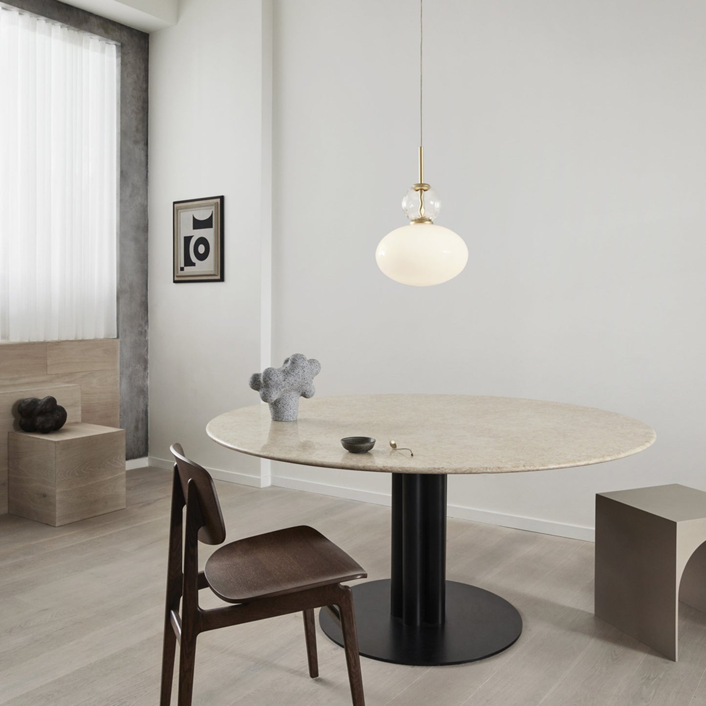 Nuura | Rizzatto 32 Pendant Light Satin Brass + Gold
